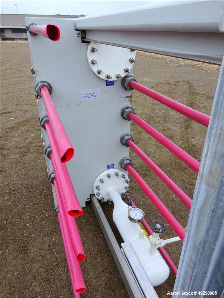 Used Alfa-Laval Plate Exchanger, 831 Square Feet, Model M15-BWFD