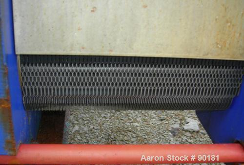 Used Stainless Steel Alfa Laval Plate Heat Exchanger, Model MK15-BWFD, 594.2 sqare feet