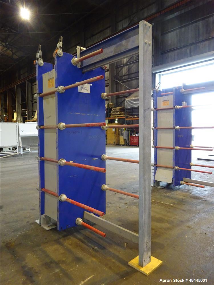 Used Alfa Laval Plate Type Heat Exchanger, Model MX25-BFG