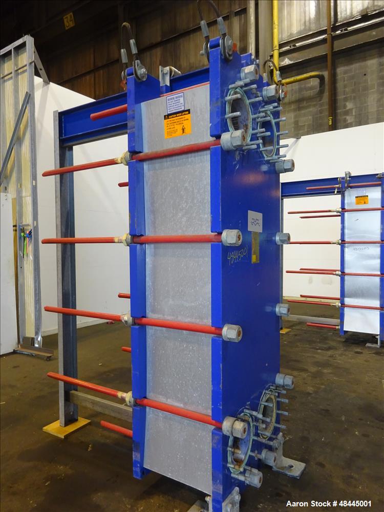 Used Alfa Laval Plate Type Heat Exchanger, Model MX25-BFG