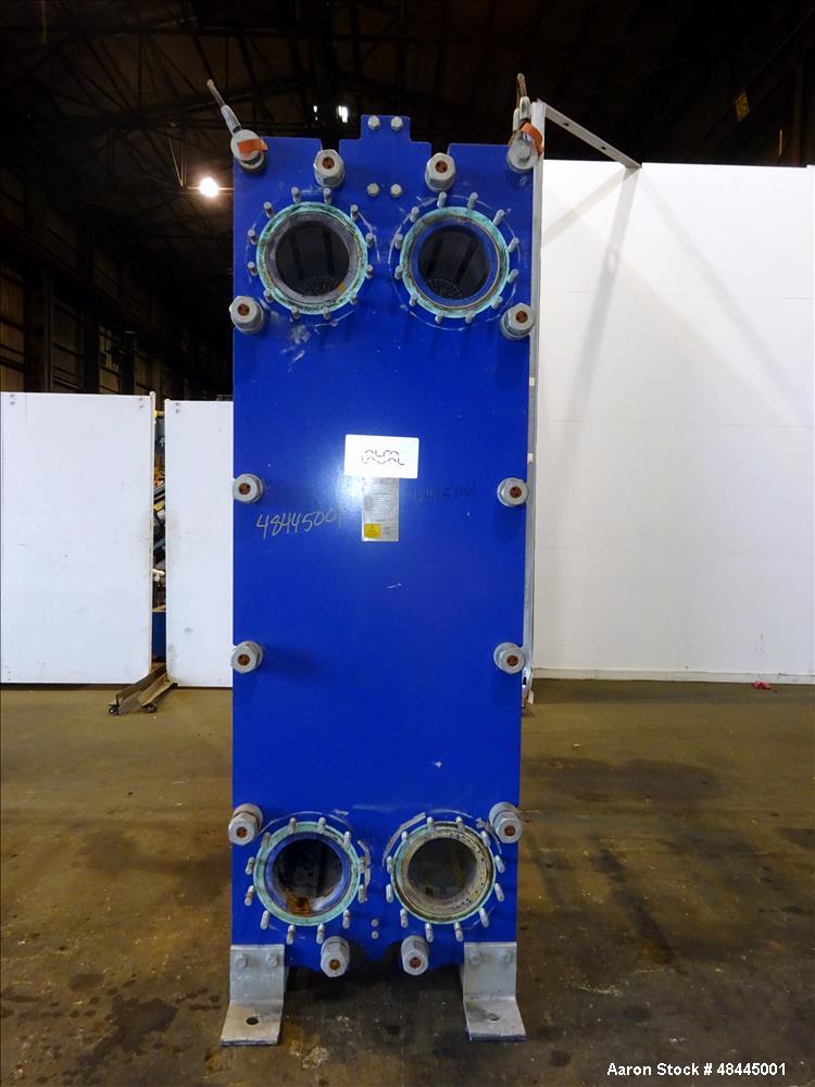 Used Alfa Laval Plate Type Heat Exchanger, Model MX25-BFG