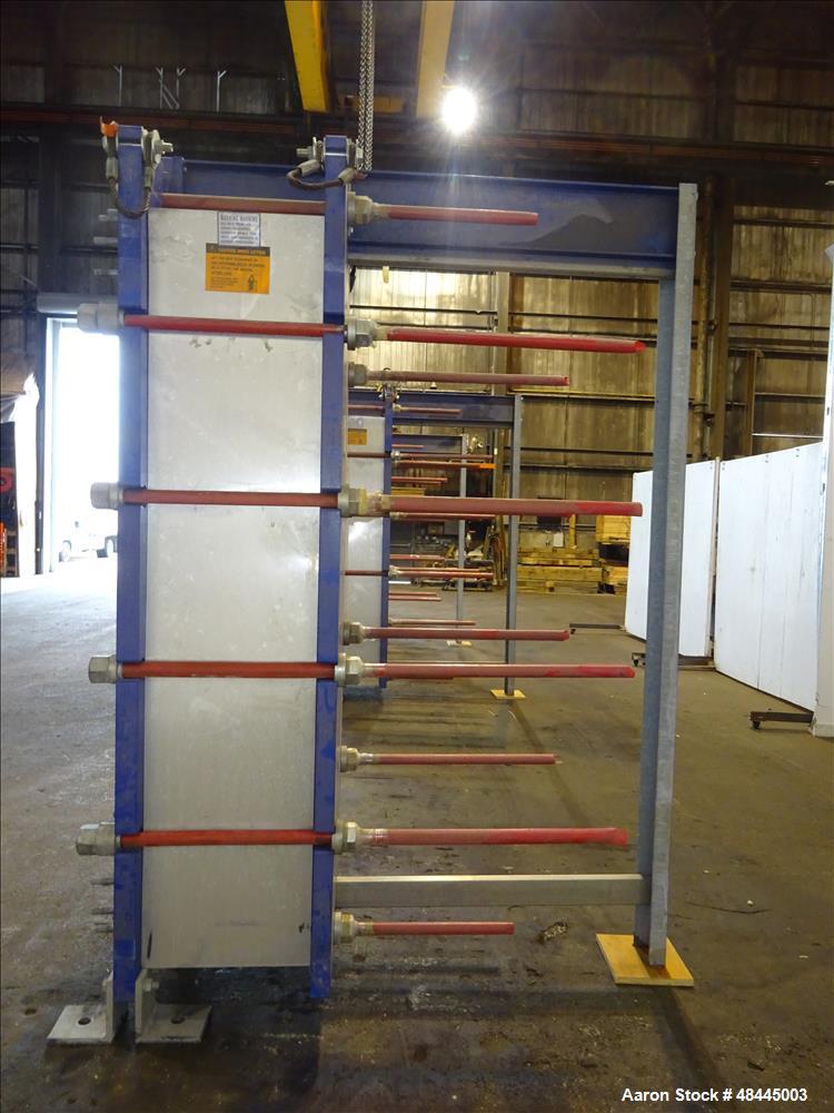 Used Alfa Laval Plate Type Heat Exchanger, Model MX25-BFG, 2906 Square Feet, Ve