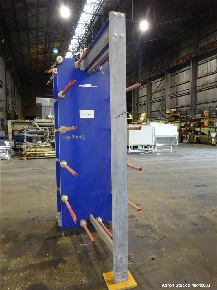 Used Alfa Laval Plate Type Heat Exchanger, Model MX25-BFG, 2906 Square Feet, Ve