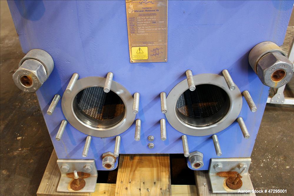 Unused- Alfa Laval Plate Type Heat Exchanger, Model TS20-MFG, 755.5 Square Feet