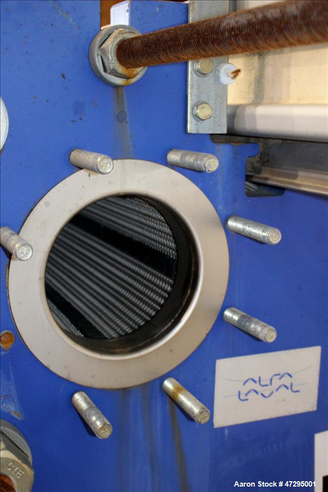Unused- Alfa Laval Plate Type Heat Exchanger, Model TS20-MFG, 755.5 Square Feet