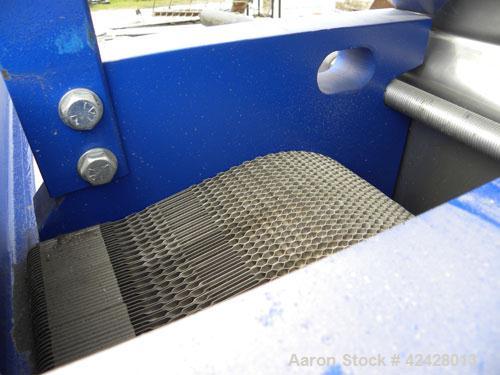 Used Alfa Laval Vicarb Plate Exchanger, 769.6 Square Feet, Model V110-SST-100. Duty 6577 KBTU/H. (67) Approximately 36’’ wide x 60’’ tall 316 stainless steel plates. Designed 150 psi at 20 to 150 deg...