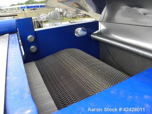 Used Alfa Laval Vicarb Plate Exchanger, 1610.3 Square Feet, Model V110-SST-200. Duty 12780 KBTU/H. (139) Approximately 36’’ wide x 60’’ tall 316 stainless steel plates. Designed 150 psi at 20 to 150 ...