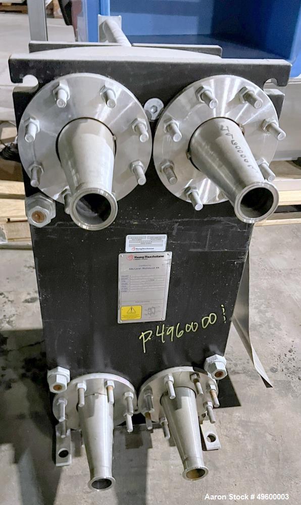Used Alfa Laval / Young Touchstone YTP220L-M2 Plate Heat Exchanger – 297.1 Sq. Ft., 100 PSI