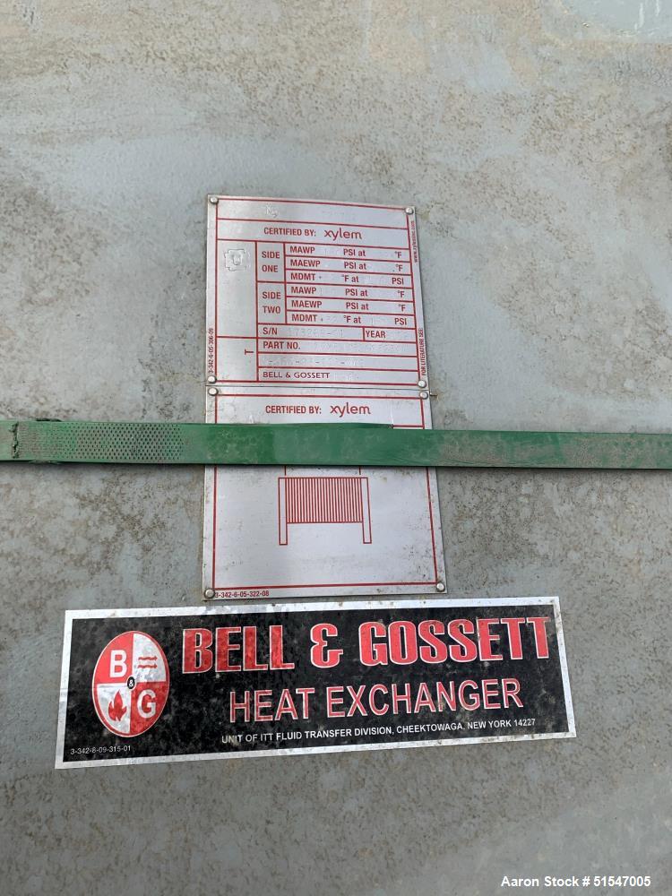 Unused- Bell & Gossett Gasketed Plate Heat Exchanger, Model P86