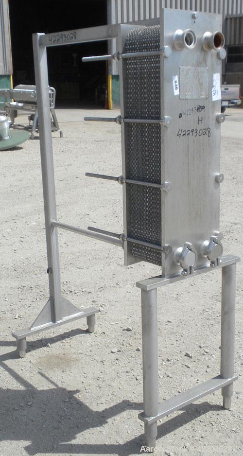 Used Stainless Steel Cherry Burrell Thermaflex Plate Heat Exchanger, Model 217S
