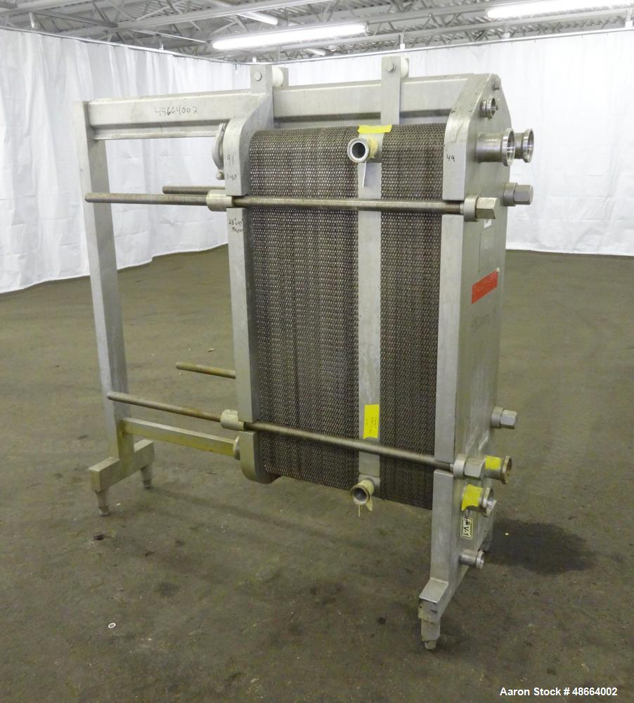 Used Cherry Burrell Thermaflex Plate Heat Exchanger, Model 435CBL