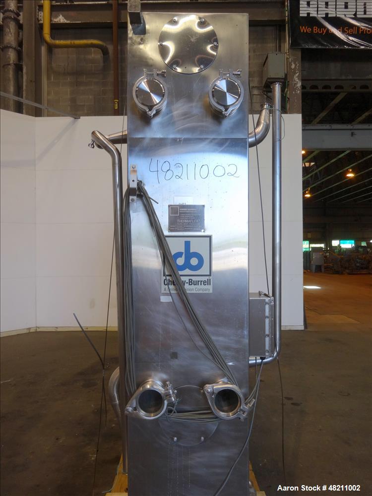 Used Cherry Burrell Thermaflex 655 STH Plate Heat Exchanger – 2,040 Sq. Ft., 316 Stainless Steel
