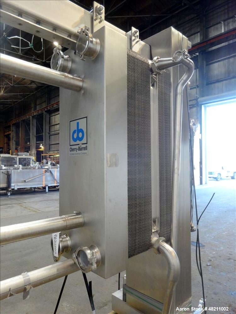Used Cherry Burrell Thermaflex 655 STH Plate Heat Exchanger – 2,040 Sq. Ft., 316 Stainless Steel