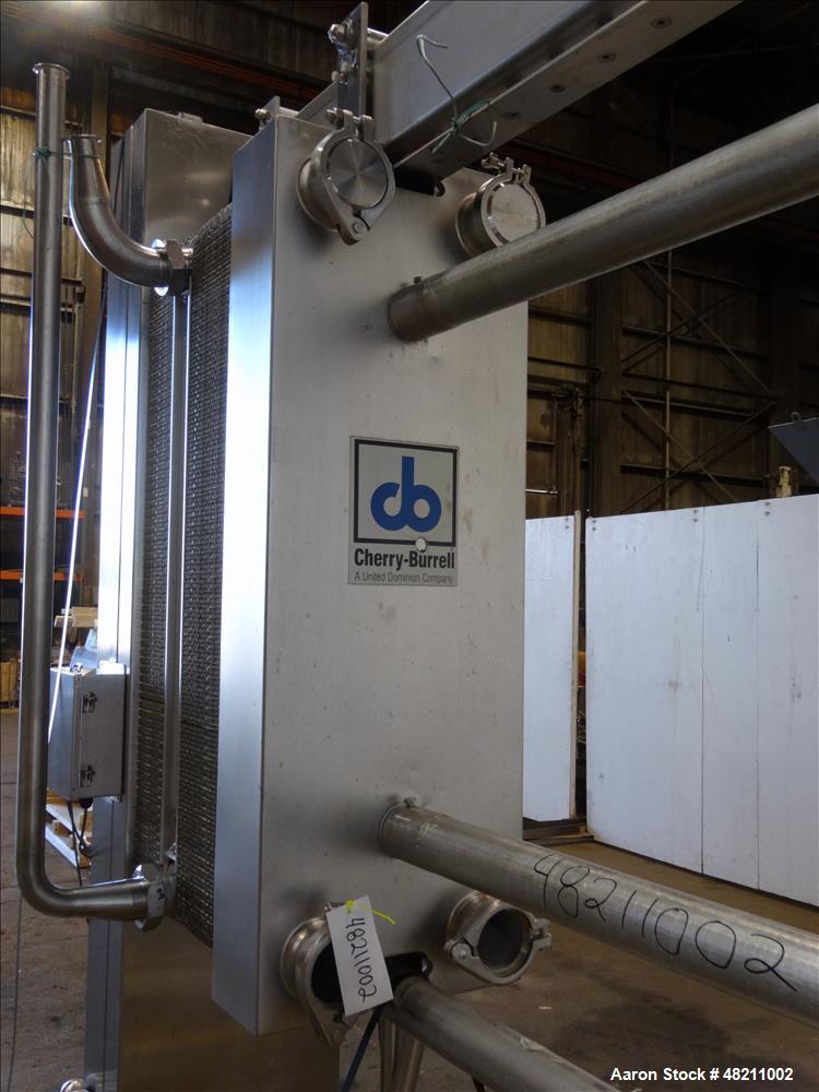 Used Cherry Burrell Thermaflex 655 STH Plate Heat Exchanger – 2,040 Sq. Ft., 316 Stainless Steel