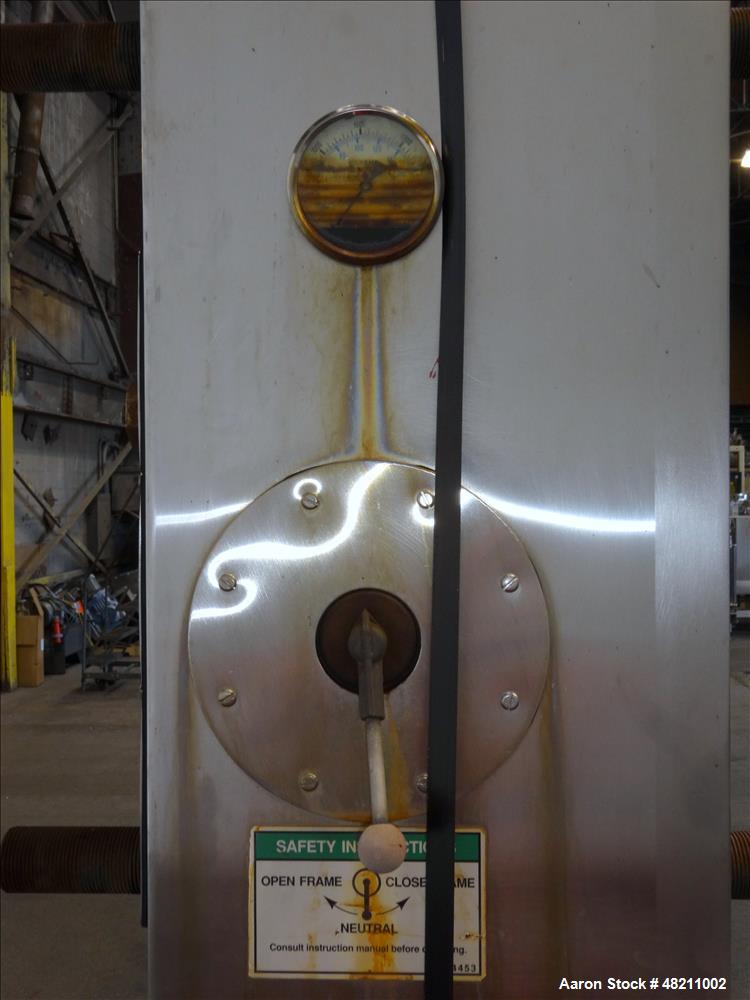 Used Cherry Burrell Thermaflex 655 STH Plate Heat Exchanger – 2,040 Sq. Ft., 316 Stainless Steel