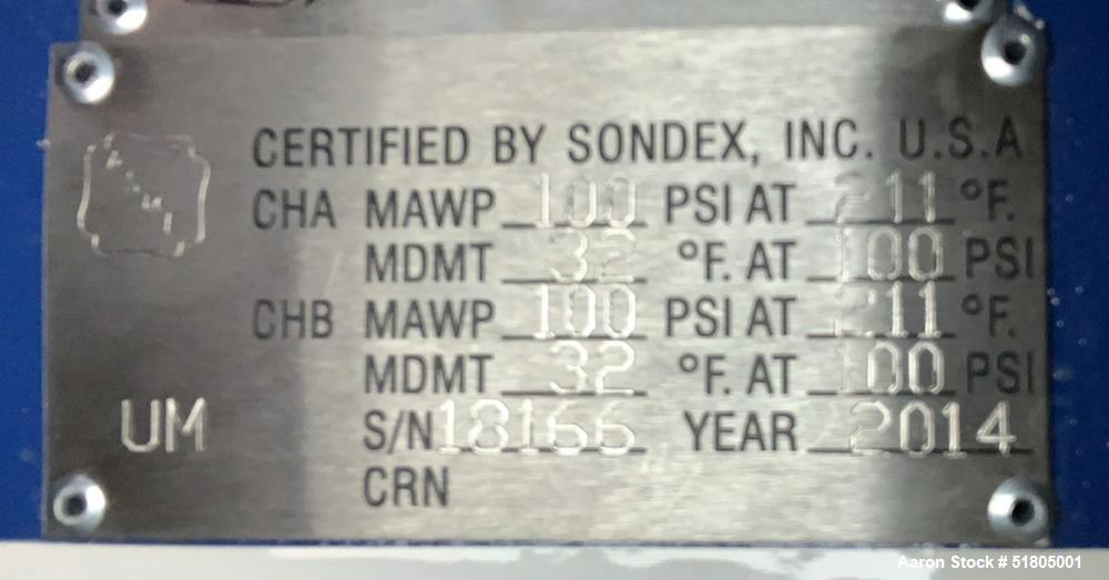 Sondex Stainless Steel Heat Exchanger