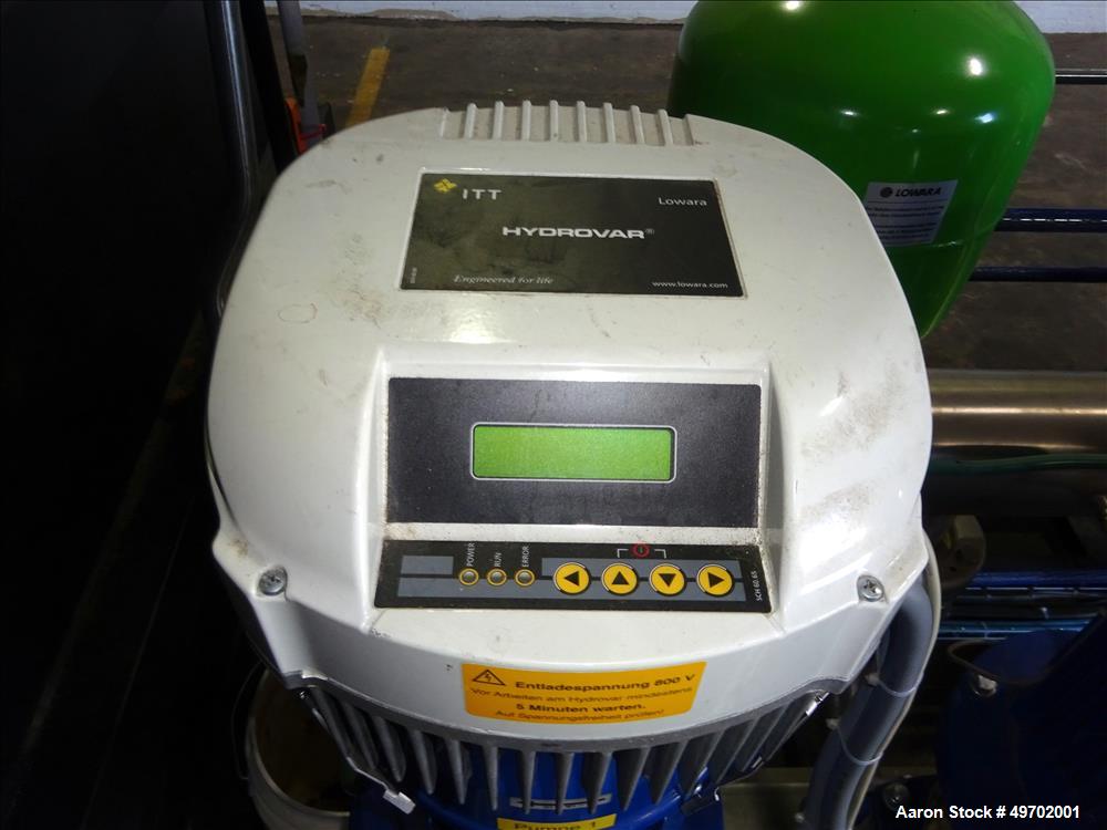 Used Custom Heating-Cooling System Skid, Consisting of: (1) Funke plate heat exchanger, model FP 50-163-1-NH-0-10.0 bar. Approximate 850 square feet, rated 10 bar (145 psi) at 60 degrees C. (140 F). ...