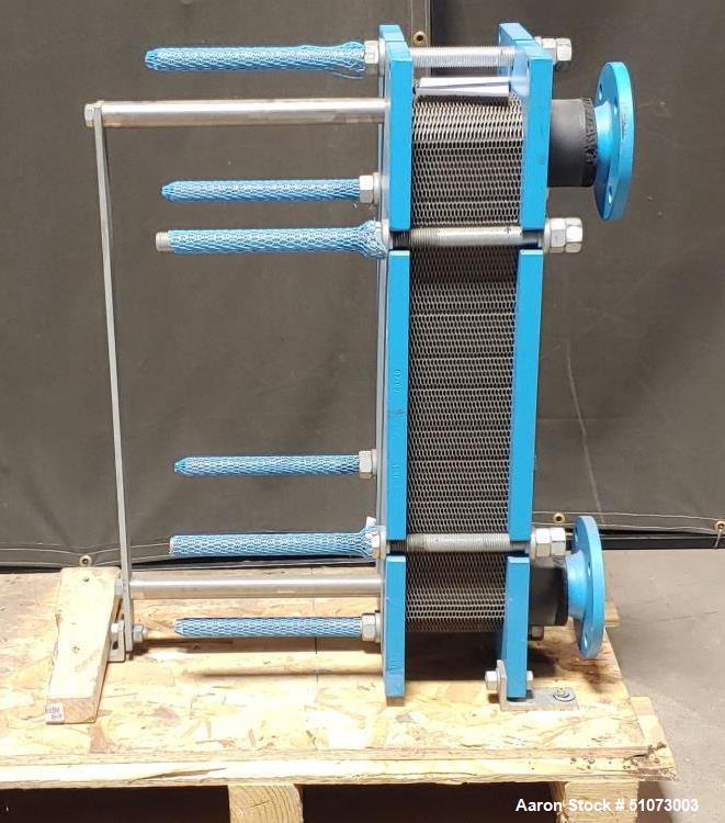 Used- Funke Plate Type Heat Exchanger, Type FP 14-57-1-NH-0