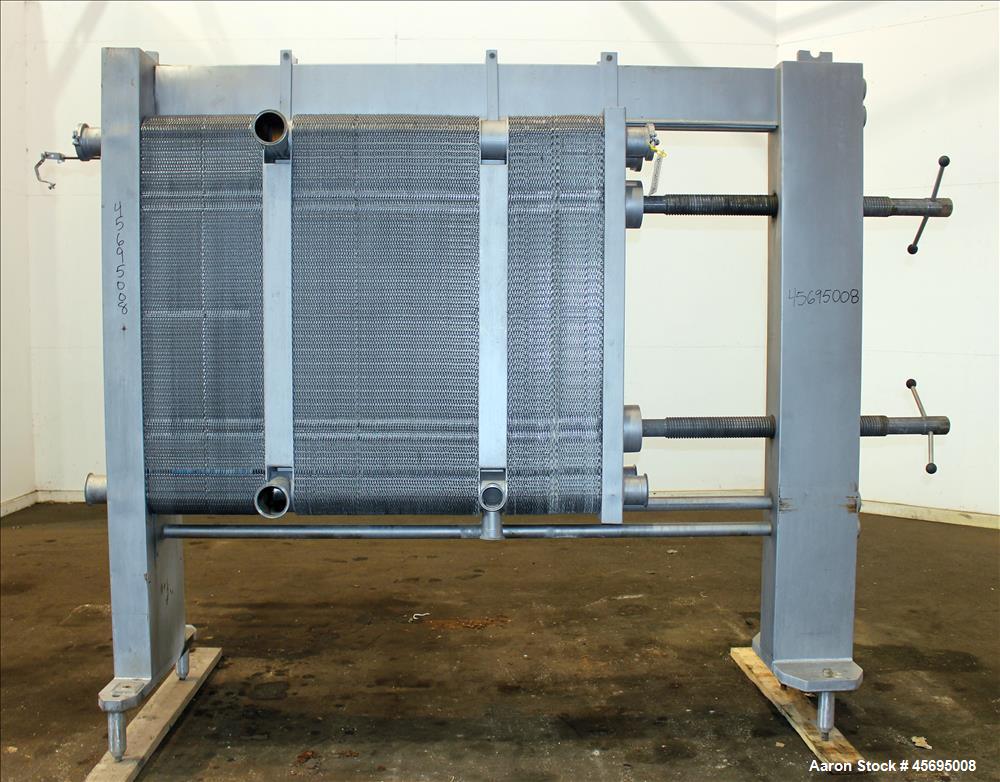 Used GEA Ahlborn GMBH Varitherm Plate Heat Exchanger, Model VT40 L0CIN