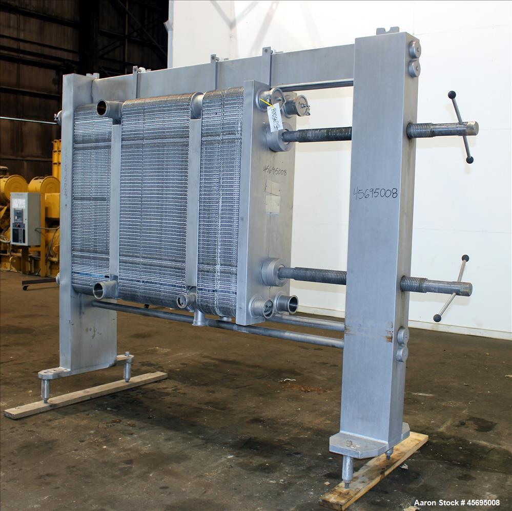 Used GEA Ahlborn GMBH Varitherm Plate Heat Exchanger, Model VT40 L0CIN