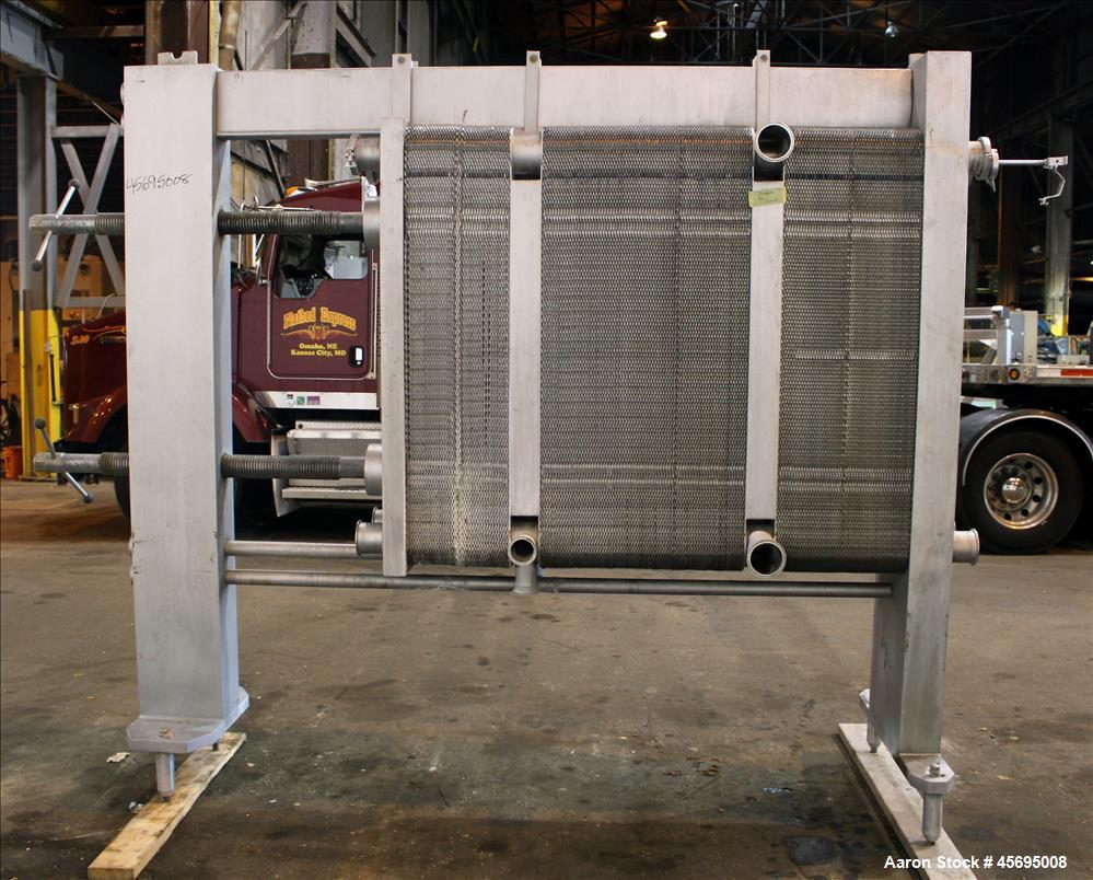 Used GEA Ahlborn GMBH Varitherm Plate Heat Exchanger, Model VT40 L0CIN