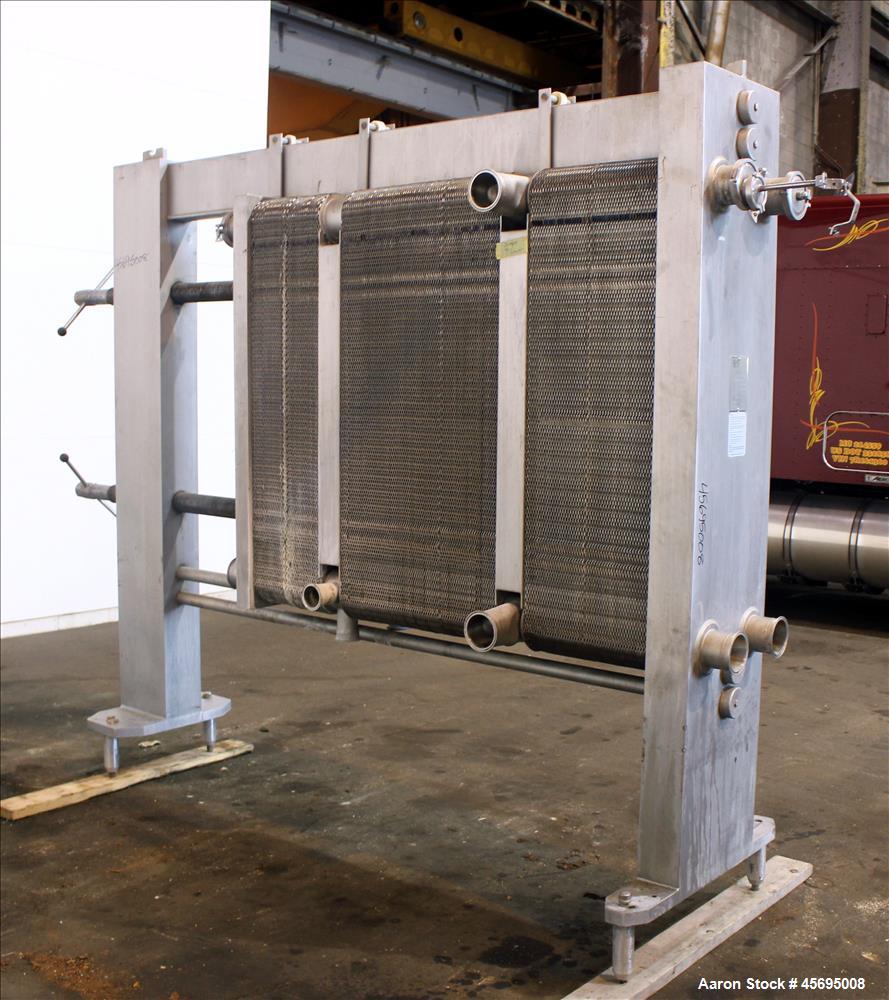 Used GEA Ahlborn GMBH Varitherm Plate Heat Exchanger, Model VT40 L0CIN