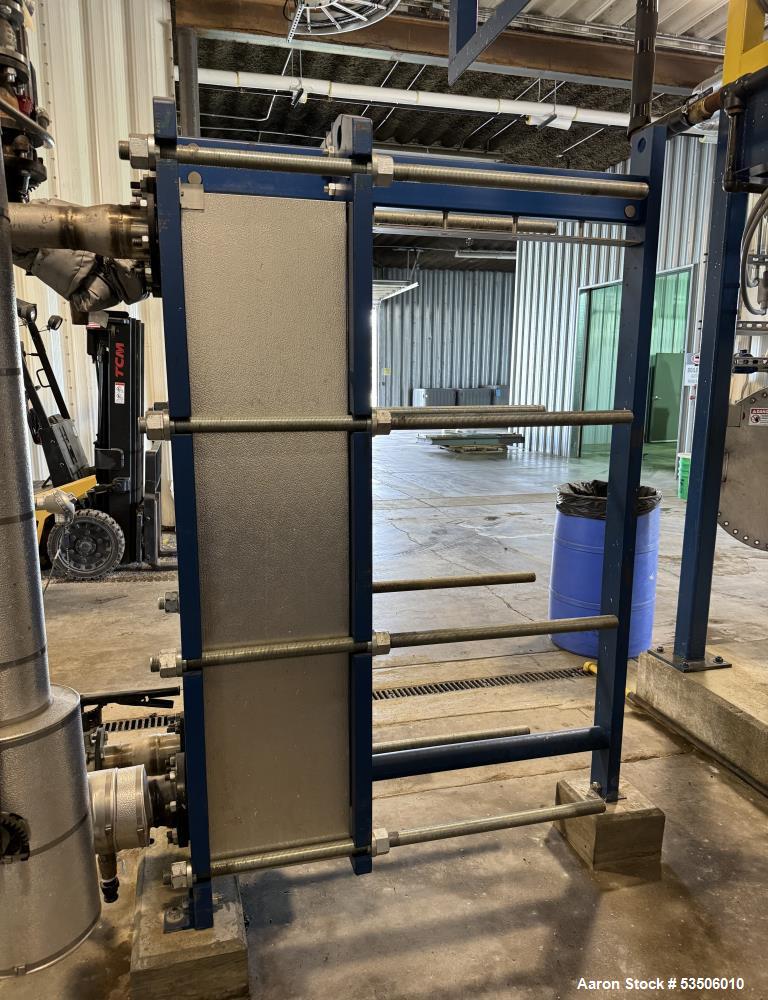 Used Graham Ultraheat GP560W Plate Heat Exchanger – 319 Sq. Ft., 150 PSI, Built 2015