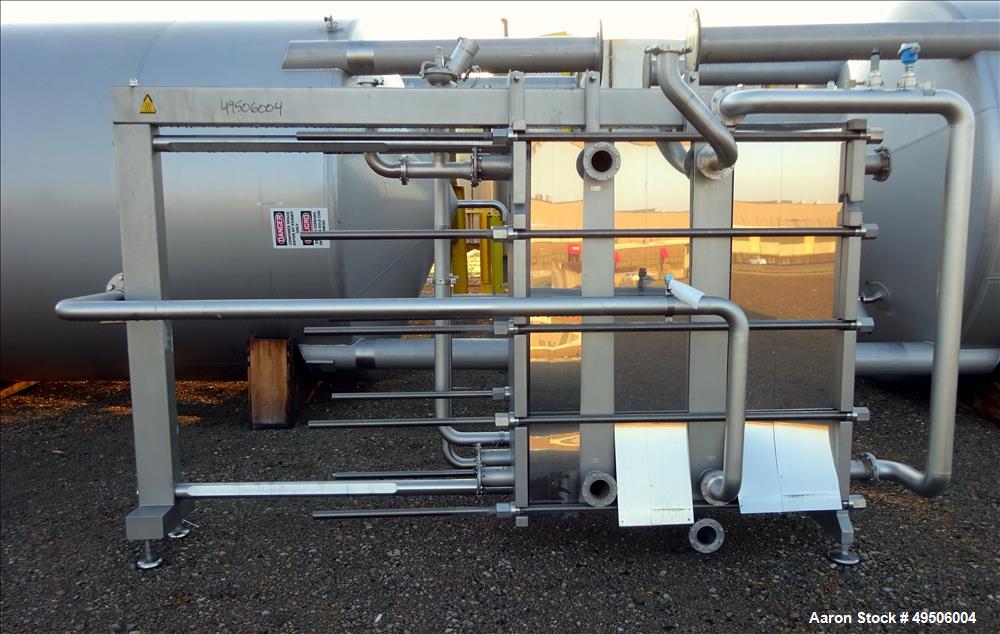 Used- Krones Thermowave Plate Heat Exchanger, Stainless Steel.