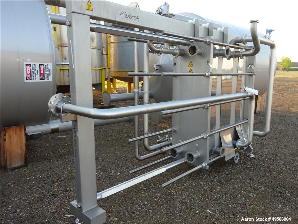 Used- Krones Thermowave Plate Heat Exchanger, Stainless Steel.