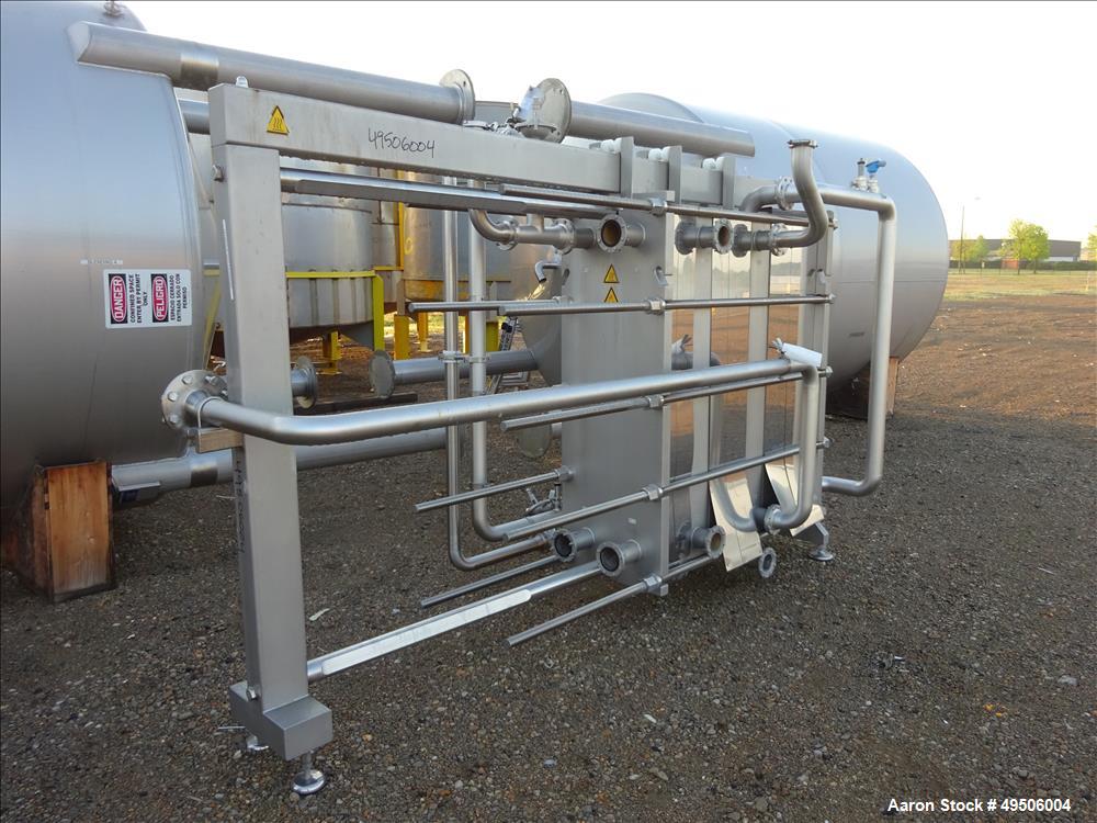 Used- Krones Thermowave Plate Heat Exchanger, Stainless Steel.