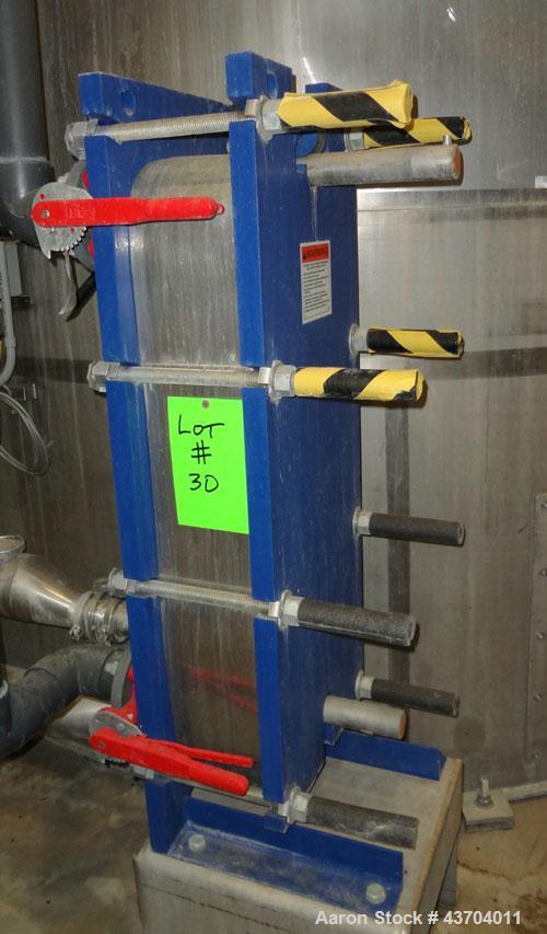 Used Stainless Steel Mueller Plate heat exchanger, Model AT20 C-20
