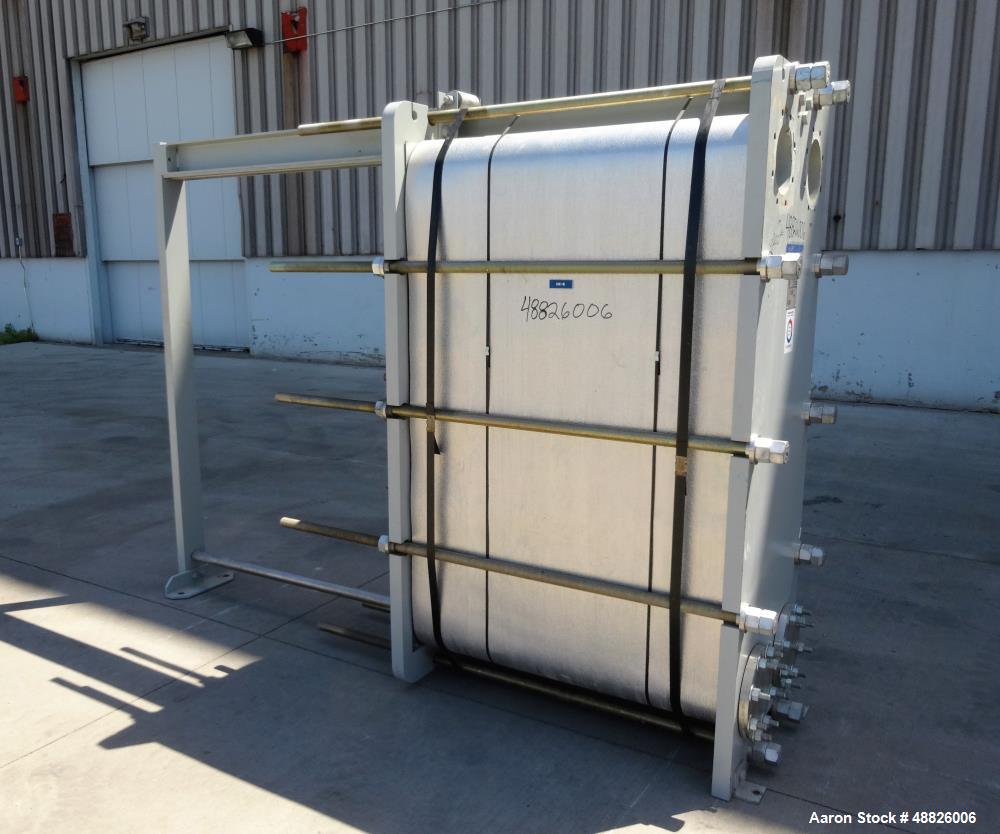 Used Mueller Accu-Therm Plate Heat Exchanger, Model AT80 LB-150, Approximate 26