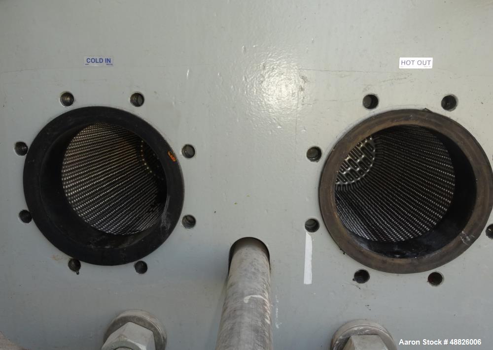 Used Mueller Accu-Therm Plate Heat Exchanger, Model AT80 LB-150, Approximate 26