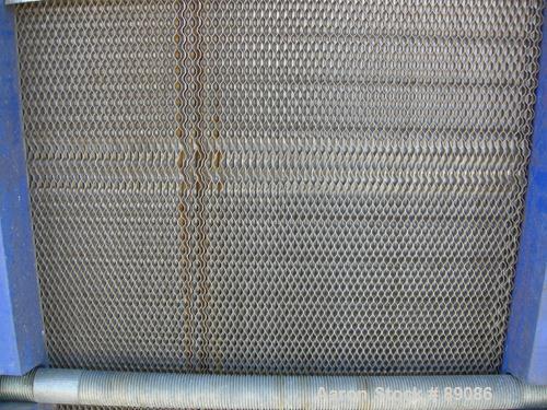 USED: Mueller Accu-Therm plate heat exchanger, model AT80B20, approximately 1220 square feet. (137) 25" wide x 65" tall, 304 stainless steel plates, approximately 9.04 square feet per plate. Expandab...