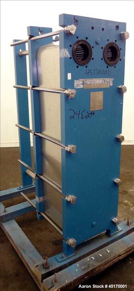 Used Mueller Accu-Therm Plate Heat Exchanger, 486.2 Square Feet, Model AT40-F-2