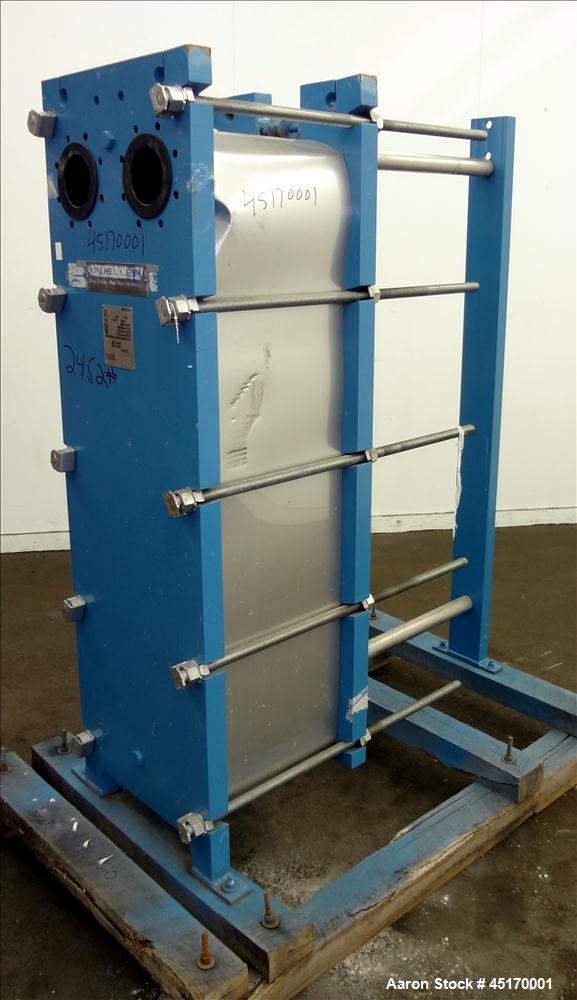Used Mueller Accu-Therm Plate Heat Exchanger, 486.2 Square Feet, Model AT40-F-2