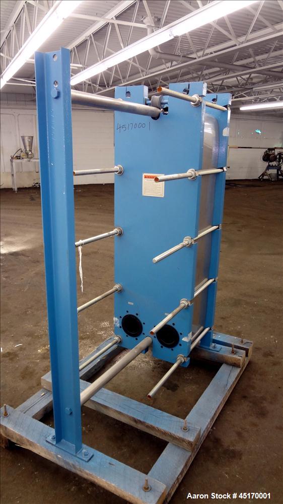 Used Mueller Accu-Therm Plate Heat Exchanger, 486.2 Square Feet, Model AT40-F-2