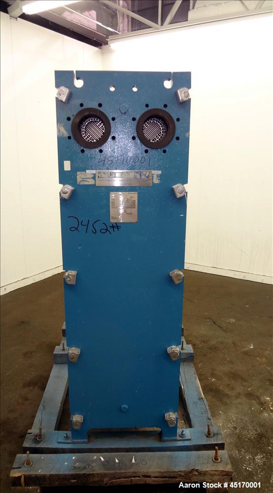 Used Mueller Accu-Therm Plate Heat Exchanger, 486.2 Square Feet, Model AT40-F-2