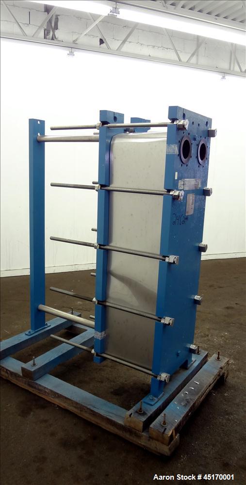 Used Mueller Accu-Therm Plate Heat Exchanger, 486.2 Square Feet, Model AT40-F-2
