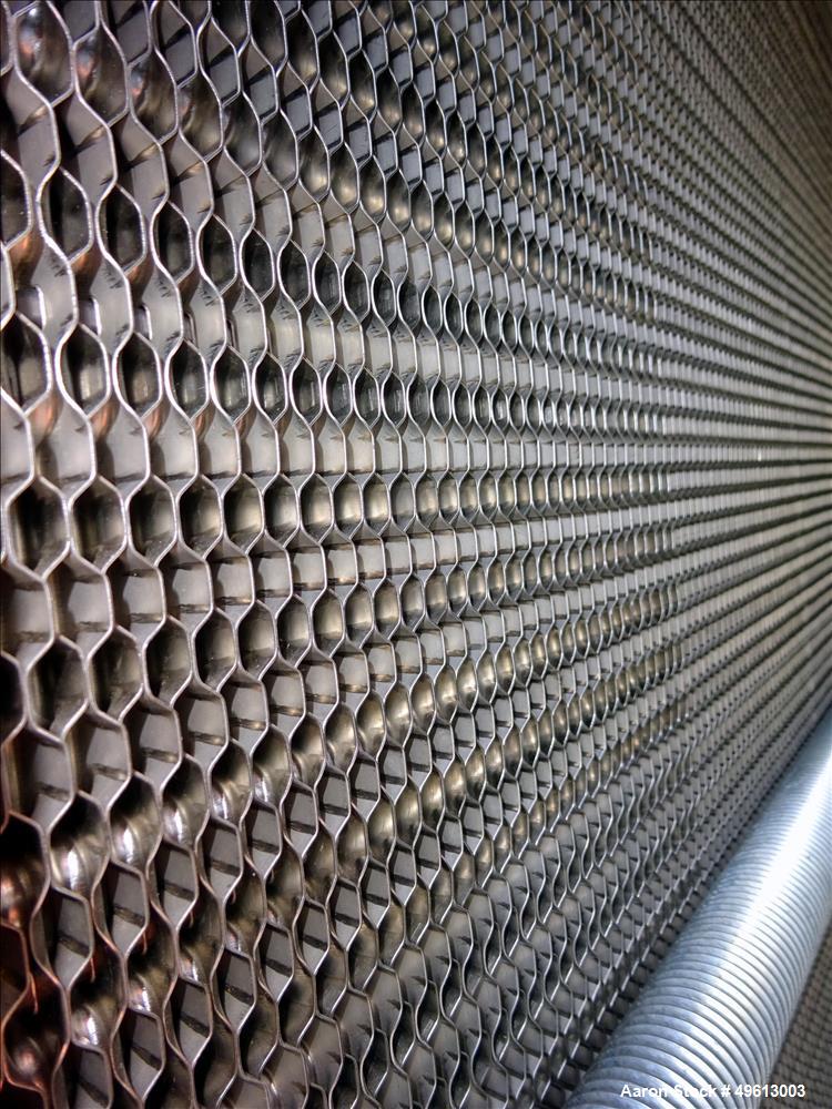 Used- Polaris Plate Heat Exchanger, 304 Stainless Steel.