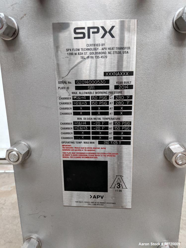 Unused- SPX / APV Plate Heat Exchanger