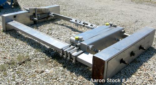 Used St Regis Plate Heat Exchanger Frame Only. 2-1/2" inlet/outlet. Stainless steel clad frame.