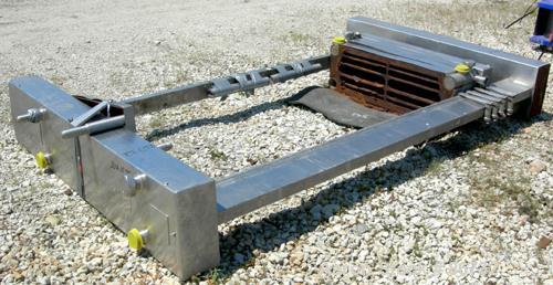 Used St Regis Plate Heat Exchanger Frame Only. 2-1/2" inlet/outlet. Stainless steel clad frame.