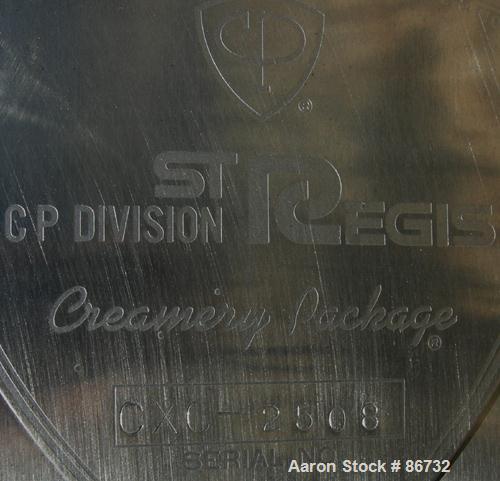 Used St Regis Plate Heat Exchanger Frame Only. 2-1/2" inlet/outlet. Stainless steel clad frame.