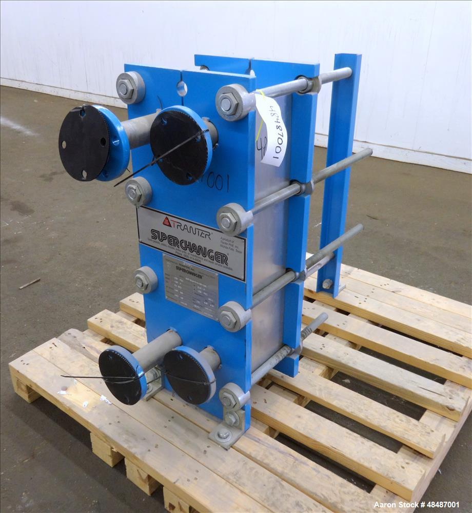 Used Tranter Super Changer Plate Heat Exchanger, 142.41 Square Feet,  Model GCP