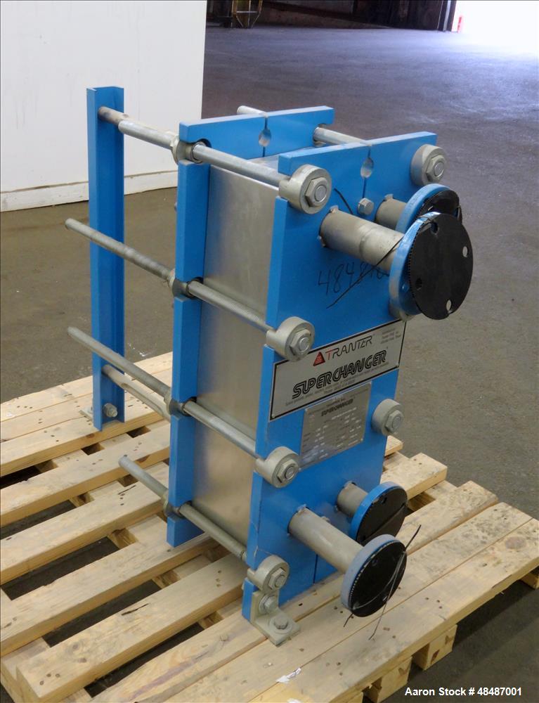 Used Tranter Super Changer Plate Heat Exchanger, 142.41 Square Feet,  Model GCP
