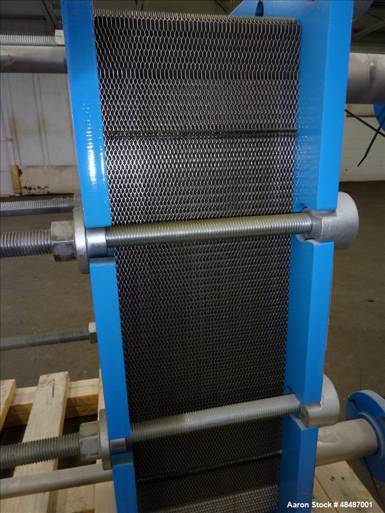 Used- Tranter Super Changer Plate Heat Exchanger, 142.41 Square Feet,  Model GCP