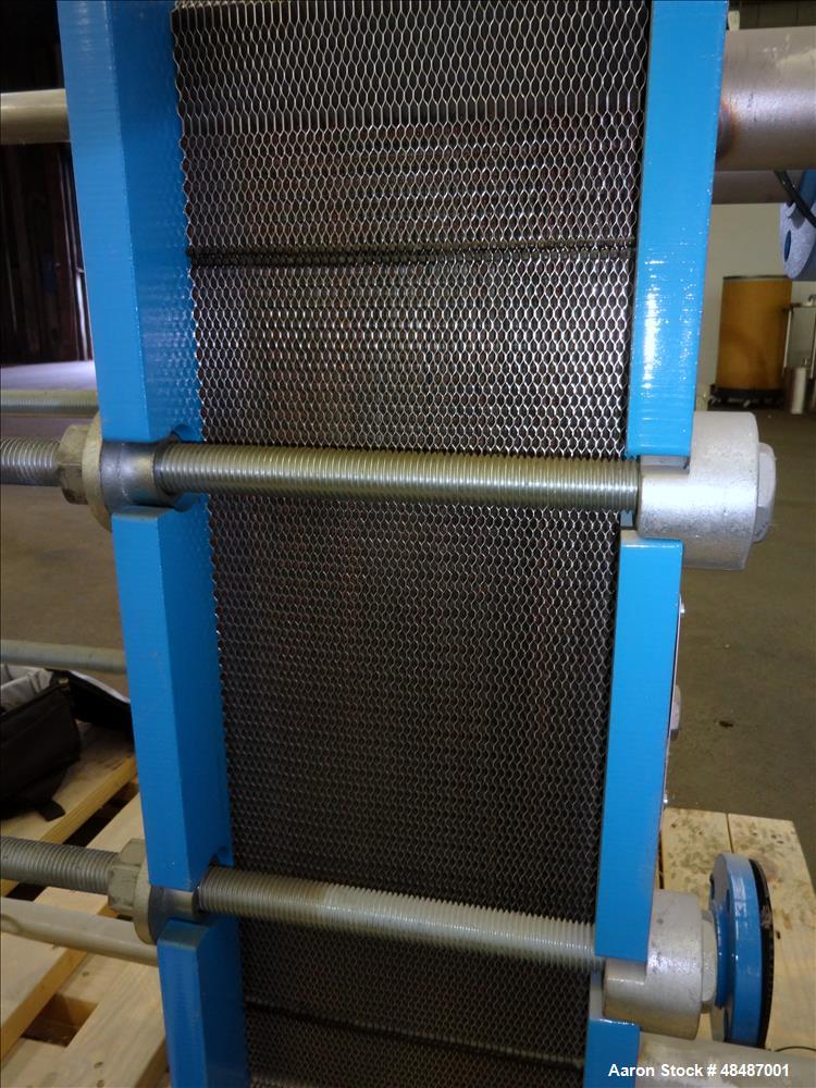 Used- Tranter Super Changer Plate Heat Exchanger, 142.41 Square Feet,  Model GCP