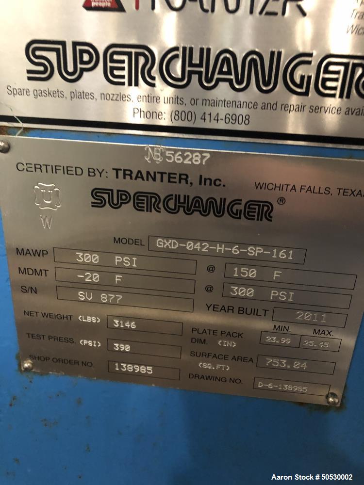 Used- Tranter Plate Heat Exchanger