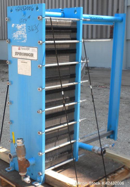 Used- Tranter Plate Heat Exchanger, 544.65 Square Feet, Model GXD-042-L-5-KP-117